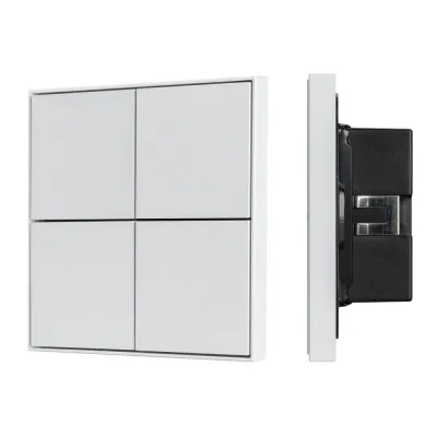 Панель кнопочная KNX-304-23-IN White BUS, Frame IARL, IP20 металл, 2 года