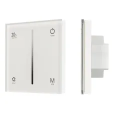Панель SMART-P6-DIM-G-IN White 12-24V, 4x3A, Sens, 2.4G IP20 пластик, 5 лет