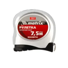 Рулетка Magnetic, 7,5 м х 25 мм, магнитный зацеп