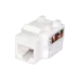 Keystone Jack 8P8C (RJ-45), UTP, Cat.5e. инструментальная заделка, белый