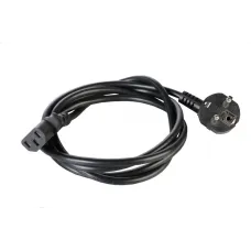 Шнур питания с заземлением IEC 60320 C13/Schuko, 10 А / 250 В (3x1,0), длина 3 м