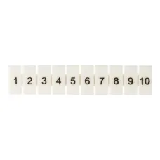 Маркеры для UT/ST/Push-in 6 с нумерацией 1-10 (100 шт.) EKF