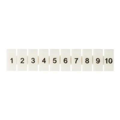 Маркеры для UT/ST/Push-in 6 с нумерацией 1-10 (100 шт.) EKF