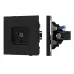 Механизм компьютерной розетки SCT-TENDO-MPC1-SFPL-BK, RJ-45, CAT6, Чёрный