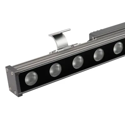 Прожектор линейный AR-LINE-500-12W Warm2700 (GR, 30 deg, 230 В) (IP65 Металл, 3 года)