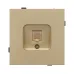 Механизм компьютерной розетки SCT-TENDO-MPC1-SFPL-GD, RJ-45, CAT6, Золото светлое
