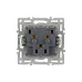 Механизм электрической розетки SCT-MEU1-PL-WH 250V, 16A