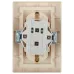 Розетка Intro Plano 1-205-05 с заземлением двойная 2X2P+E Schuko, 16А-250В, IP20, СУ, антрацит