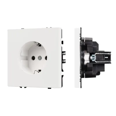 Механизм электрической розетки SCT-NOBE-MEU1-SFPL-WH 230V, 16A, Белый, 1 пост