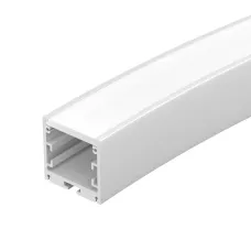 Профиль SL-ARC-3535-D1500-A90 WHITE (1180мм, дуга 1 из 4) (ARL, Алюминий)