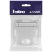 Розетка Intro Accent 6-203-03 2P+E Schuko с крышкой, 16А-250В, IP20, СУ, алюминий