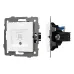 Механизм компьютерной розетки SCT-MPC1-PL-WH-V RJ-45, CAT6 Механизм компьютерной розетки SCT-MPC1-PL-WH-V RJ-45, CAT6