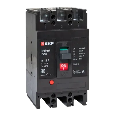 LS63 15кА 3P 16А ProPact EKF