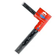 Угольник цельнометаллический P.I.T. ADVANCE HSQR01-0203 (20х30 см, 90град, двойная шкала в мм)