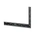 Угольник цельнометаллический P.I.T. ADVANCE HSQR01-0203 (20х30 см, 90град, двойная шкала в мм)
