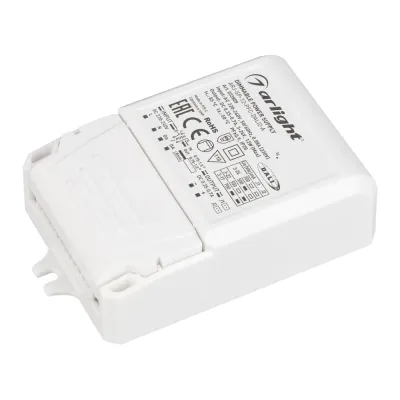 Блок питания ARJ-SP-12-PFC-DALI2-A (12W, 3-24V, 0.35-0.7A) (IP20 Пластик, 5 лет)