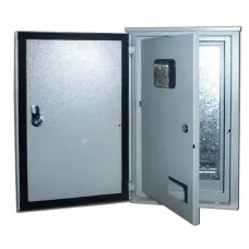 Корпус мет. учет. нав. 520х310х150. 3-ф.. 2дв.. 9 мод.. IP54