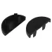 Заглушка ЭРА EC-KK-30-13-GR для полукруглого кабель-канала графит 30х13мм 2шт/комплект