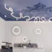 Лента герметичная MOONLIGHT-SIDE-FP-X1088-D25mm 24V Warm2300 20 W/m, IP65, 5m, wire x1, вывод боковой, 3 года