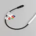Лента светодиодная герметичная WAVE-TOP-PU-H120-10x10mm 24V RGB (10 W/m, IP68, 1m, wire x1) (ARL, вывод боковой, 3 года)
