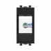 Avanti Компьютерная розетка RJ-45 без шторки      модульная кат.6 Черный матовый 1 модуль