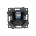 Механизм компьютерной розетки SCT-MPC1-PL-WH-V RJ-45, CAT6