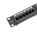 Патч-панель 19' CAT 6 1U 24 порта UTP RJ45 Dual IDC