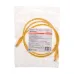 Патч-корд U/UTP CAT 6, RJ45-RJ45, 26AWG, LSZH, желтый, 1м,