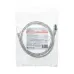 Патч-корд S/FTP CAT 6A (10G), RJ45-RJ45, 28AWG, LSZH, серый, 1м,