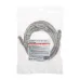 Патч-корд S/FTP CAT 6A (10G), RJ45-RJ45, 28AWG, LSZH, серый, 5м,