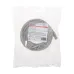 Патч-корд S/FTP CAT 6A (10G), RJ45-RJ45, 28AWG, LSZH, серый, 7м,
