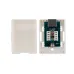 Розетка компьютерная внешняя 1-порт RJ-45 8P8C FTP экранированная кат6