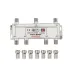 Делитель ТВ краб x 6 + 7шт. F BOX 5-1000 МГц Silver,