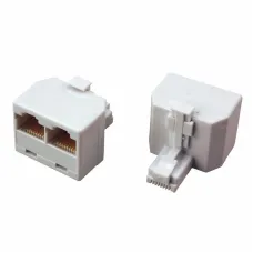 Переходник сетевой LAN. (штекер 8Р8С (Rj-45) -2 гнезда 8Р8С (Rj-45)),