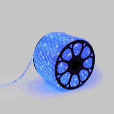 Дюралайт LED двухжильный 230В 13мм 36 LED/м СИНИЙ эффект мерцания модуль 1м бухта 100м