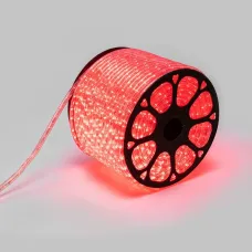 Дюралайт LED трехжильный 230В 13мм 36 LED/м КРАСНЫЙ свечение с динамикой модуль 1м бухта 100м