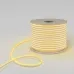 Гибкий неон 8х16мм односторонний 120 LED/м ТЕПЛЫЙ БЕЛЫЙ 230В бухта 100м (с комплектом подключения)