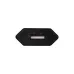 Устройство сетевое зарядное для iPhone, iPad USB, 5V, 1 A, черное,