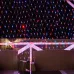 Гирлянда Сеть 2,5х2,5 м, черный ПВХ, 432 LED красные/синие