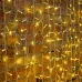 Гирлянда светодиодная Занавес 2х1,5м 300 LED ТЕПЛЫЙ БЕЛЫЙ белый ПВХ IP65 постоянное свечение 230В соединяется NEON-NIGHT нужен шнур 303-500-1