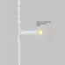 Гирлянда светодиодная Бахрома (Айсикл), 4,0х0,6м, 128 LED ТЕПЛЫЙ БЕЛЫЙ, белый КАУЧУК 3,3мм, IP67, эффект мерцания, 230В NEON-NIGHT (нужен шнур питания 315-001)