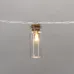 Гирлянда светодиодная баночки 1,5 м, 10 LED, прозрачный ПВХ, свечение теплый белый, 2 х АА батарейки не в комплекте