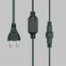 Гирлянда Мультишарики 20 м, 200 LED, диаметр 15 мм, IP44, зеленый провод, свечение мульти RG/RB, мигание, 230 В