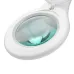 Лупа на струбцине 5D с подсветкой 56 SMD LED, d-127мм, белая