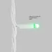 Гирлянда модульная  Дюраплей LED  20м  200 LED  белый каучук , мерцающий Flashing (каждый 5-й диод), Зеленая