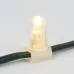 Гирлянда LED Clip Light 12V шаг 150 мм, диодов тёплый белый, Flashing белый