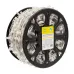 Гирлянда LED клип-лайт 12 V, прозрачный ПВХ, 150 мм, диодов тёплый белый