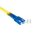 Патч-корд оптический одномодовый (SM) 9/125 OS2 LC/UPC–SC/UPC 3мм дуплекс LSZH 2м желтый