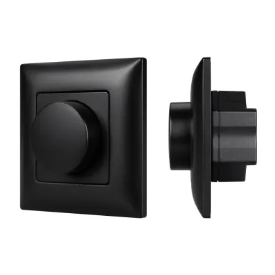 Панель роторная INTELLIGENT ARLIGHT SMART-TRIAC-601-32-DIM-IN Black 230V, 1.5A, 2.4G, IP20, пластик, 5 лет