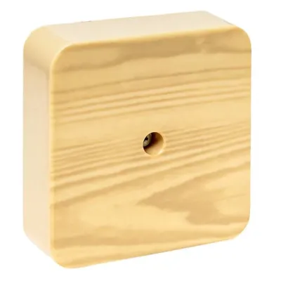 Коробка разветвительная KMP-030-030 (75х75х25) светлое дерево EKF PROxima